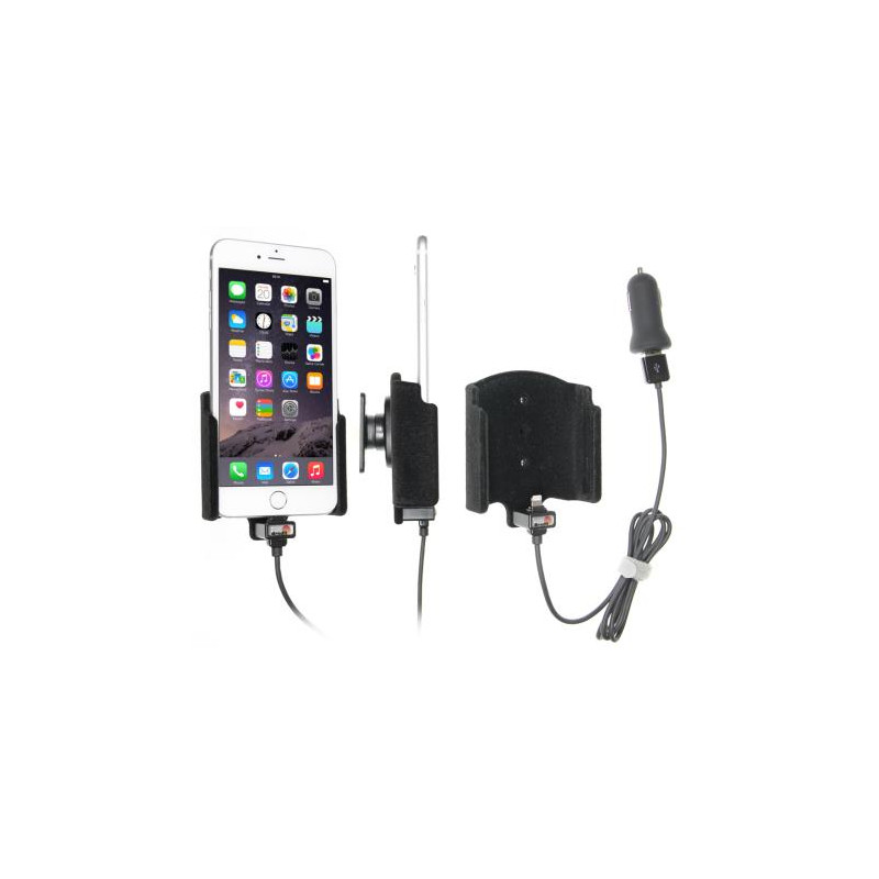 Brodit Aktiv Bilholder Apple iPhone 6S Plus  m.fl.- Aktiv holder med cigg-kontakt (521804)