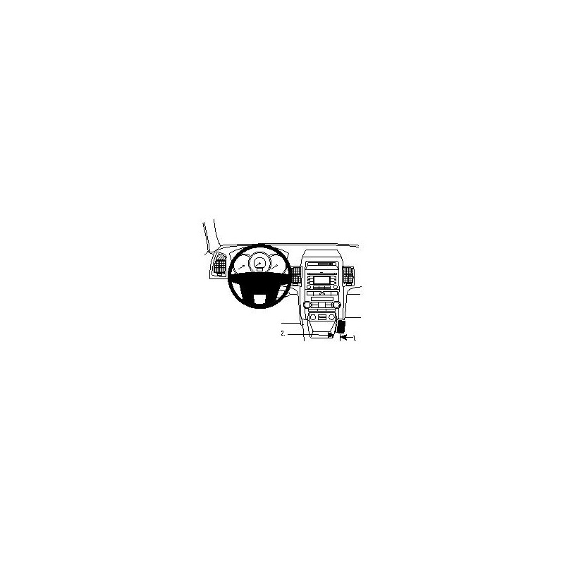 Brodit ProClip Angled Mount Kia Sorento 10-12 Brodit ProClip Angled Mount Kia Sorento 10-12