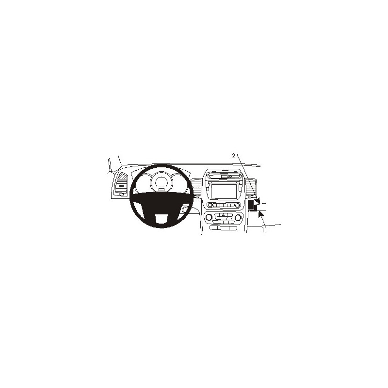 Brodit ProClip Angled Mount Kia Sorento 13-14 Brodit ProClip Angled Mount Kia Sorento 13-14