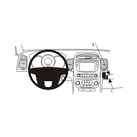 Brodit ProClip Angled Mount Kia Sorento 13-14