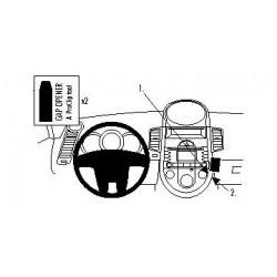 Brodit ProClip Angled Mount Kia Soul 09-13