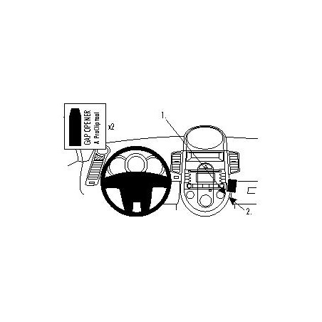 Brodit ProClip Angled Mount Kia Soul 09-13