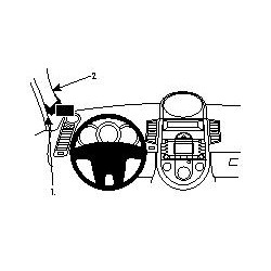 Brodit ProClip Left Mount Kia Soul 09-13