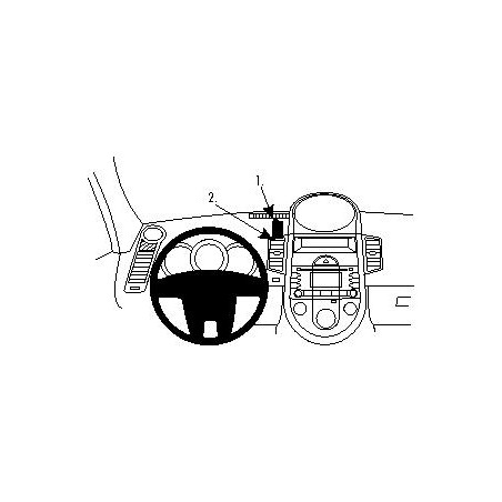 Brodit ProClip Center Mount Kia Soul 10-13