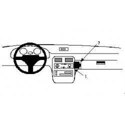 Brodit ProClip Angled Mount Kia Sportage 95-98