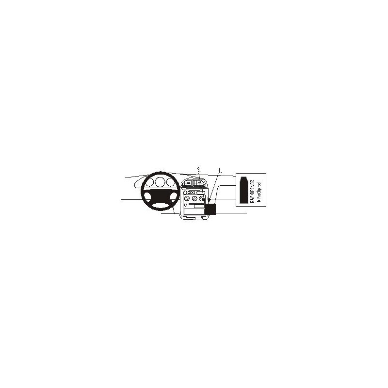 Brodit ProClip Angled Mount Kia Sportage 99-04 Brodit ProClip Angled Mount Kia Sportage 99-04