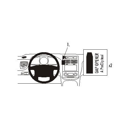 Brodit ProClip Center Mount Kia Sportage 05-10
