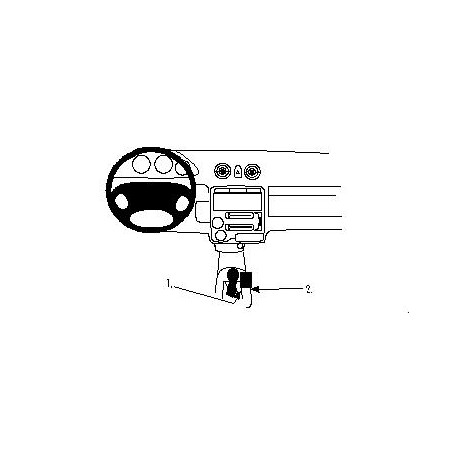 Brodit ProClip Console Mount - Hyundai Atos/Kia Visto 98-09