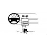 Brodit ProClip Console Mount - Hyundai Atos/Kia Visto 98-09