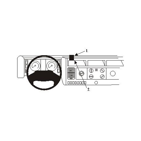 Brodit ProClip Center Mount MAN Cab-type K Evolution 00-09