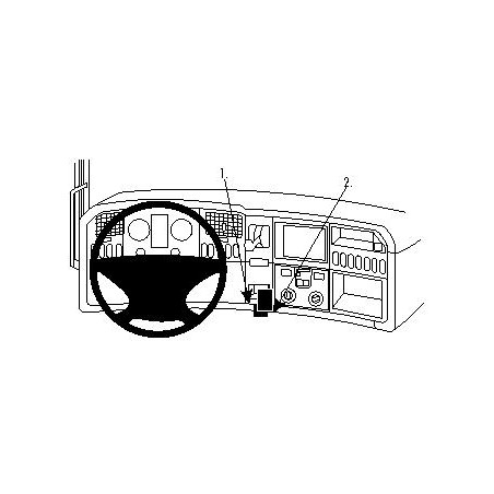 Brodit ProClip Center Mount, Low Scania G-series/R-series 10-18