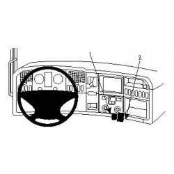 Brodit ProClip Angled Mount Scania G-series/R-series 10-18