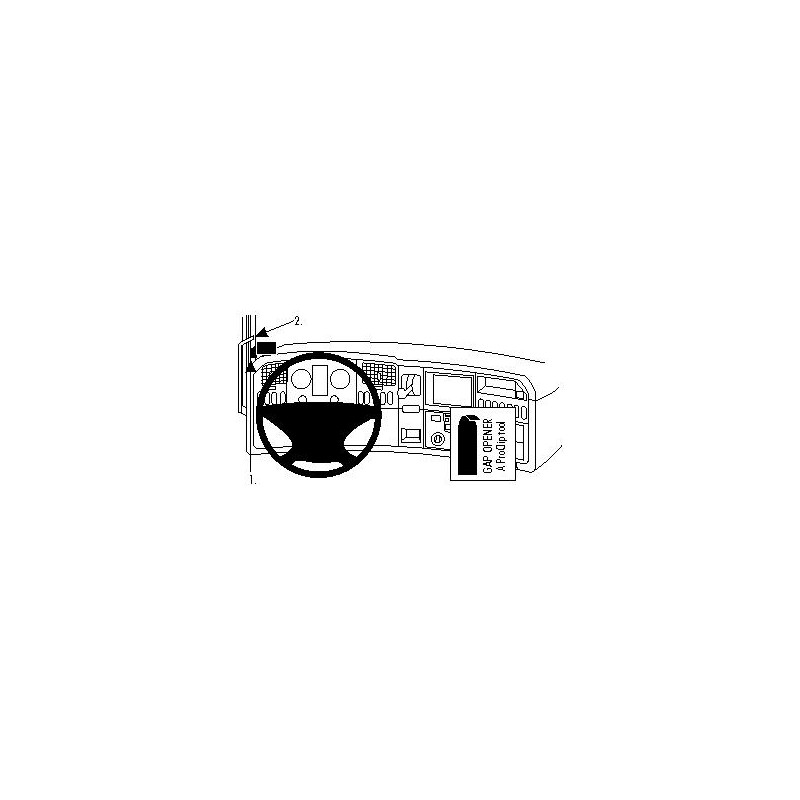 Brodit ProClip Left Mount Scania G-series/R-series 10-18 Brodit ProClip Left Mount Scania G-series/R-series 10-18