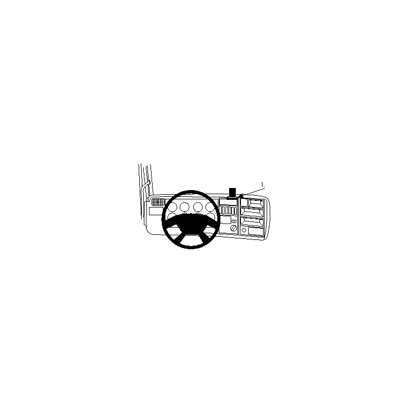 Brodit ProClip Center Mount, High Scania R-series 05-09 Brodit ProClip Center Mount, High Scania R-series 05-09