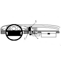 Brodit ProClip Center Mount Ford Bronco/F-series 92-98