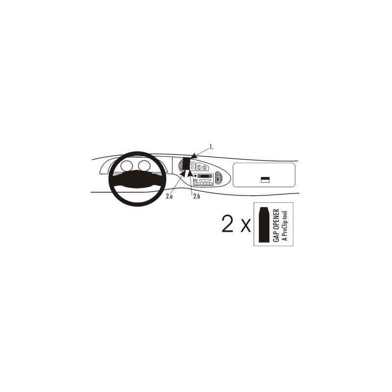 Brodit ProClip Left Mount Ford Ecosport 16-17