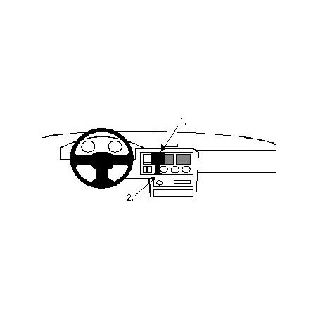 Brodit ProClip Center Mount Ford Escort/Orion 91-95