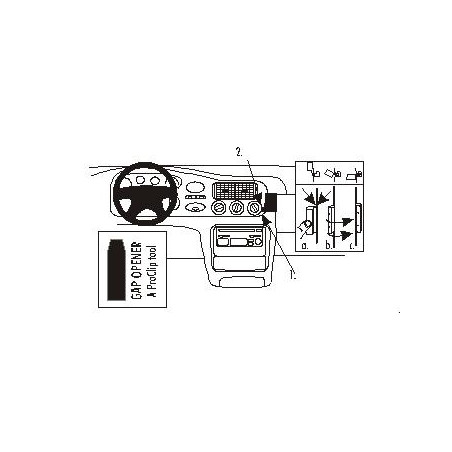 Brodit ProClip Angled Mount Ford Escort/Escort Express 95-01