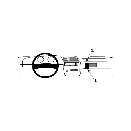 Brodit ProClip Angled Mount Ford Explorer 93-94