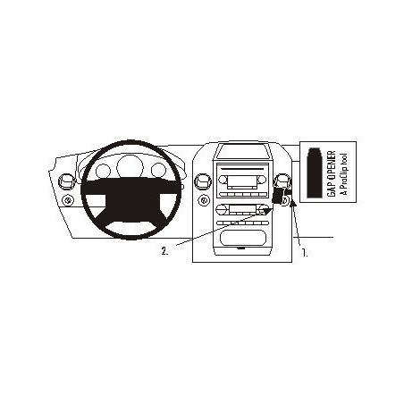 Brodit ProClip Angled Mount Ford F-Series 150 04-08
