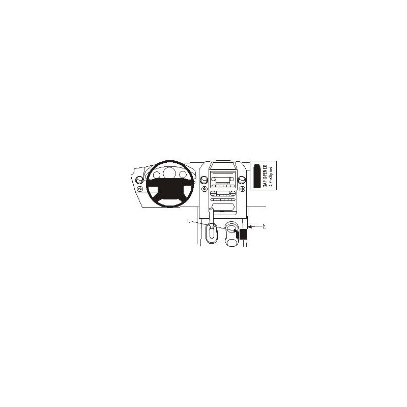 Brodit ProClip Console Mount Ford F-Series 150 04-08 Brodit ProClip Console Mount Ford F-Series 150 04-08