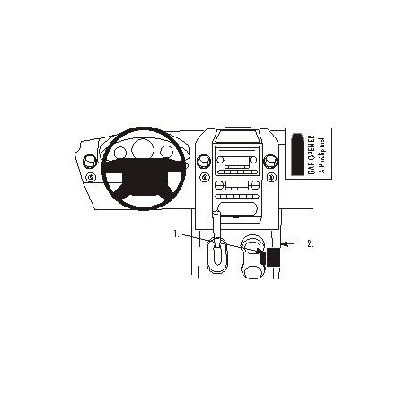 Brodit ProClip Console Mount Ford F-Series 150 04-08