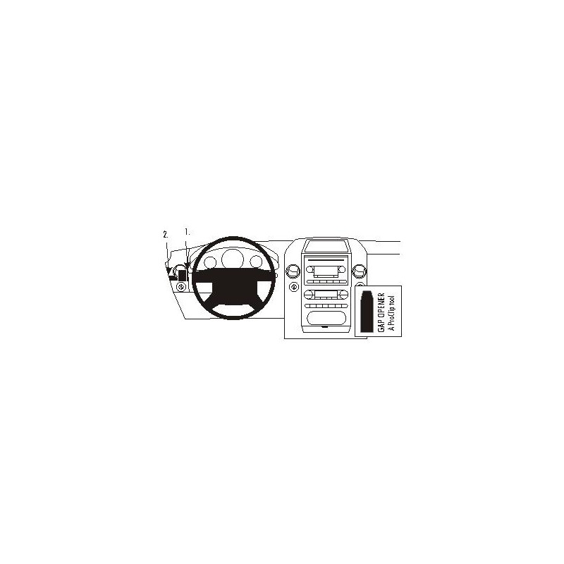 Brodit ProClip Left Mount Ford F-Series 150 04-08 Brodit ProClip Left Mount Ford F-Series 150 04-08