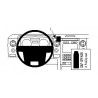 Brodit ProClip Center Mount F-Series 150 09-14 silver/wood trim