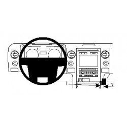 Brodit ProClip Angled Mount Ford F-Series 150 09-14 floor gear