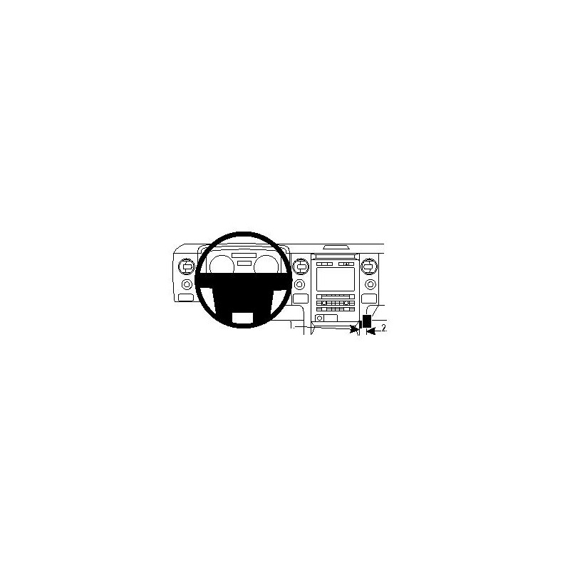 Brodit ProClip Angled Mount Ford F-Series 150 09-14 floor gear Brodit ProClip Angled Mount Ford F-Series 150 09-14 floor gear