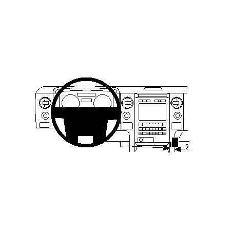 Brodit ProClip Angled Mount Ford F-Series 150 09-14 floor gear