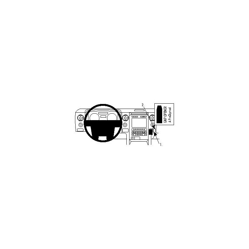 Brodit ProClip Angled Mount Ford F-Series 150 09-14 Brodit ProClip Angled Mount Ford F-Series 150 09-14