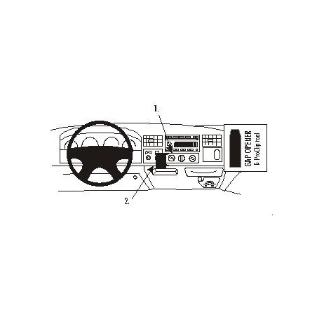 Brodit ProClip Center Mount Ford F-Series Multi Model  99-10