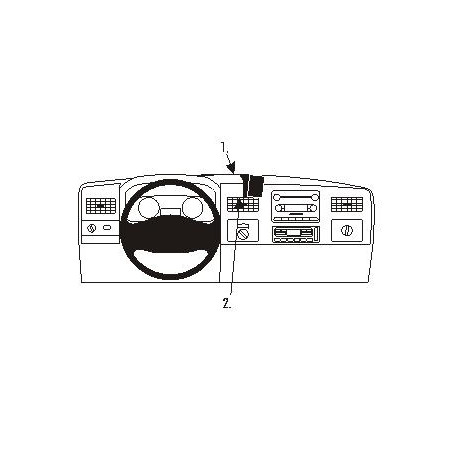 Brodit ProClip Center Mount Ford F-Series Multi Model  05-07