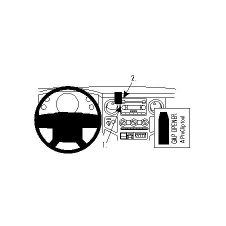 Brodit ProClip Center Mount Ford F-Series Multi Models 08-10