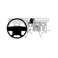 Brodit ProClip Center Mount Ford F-Series Multi Models 11-16