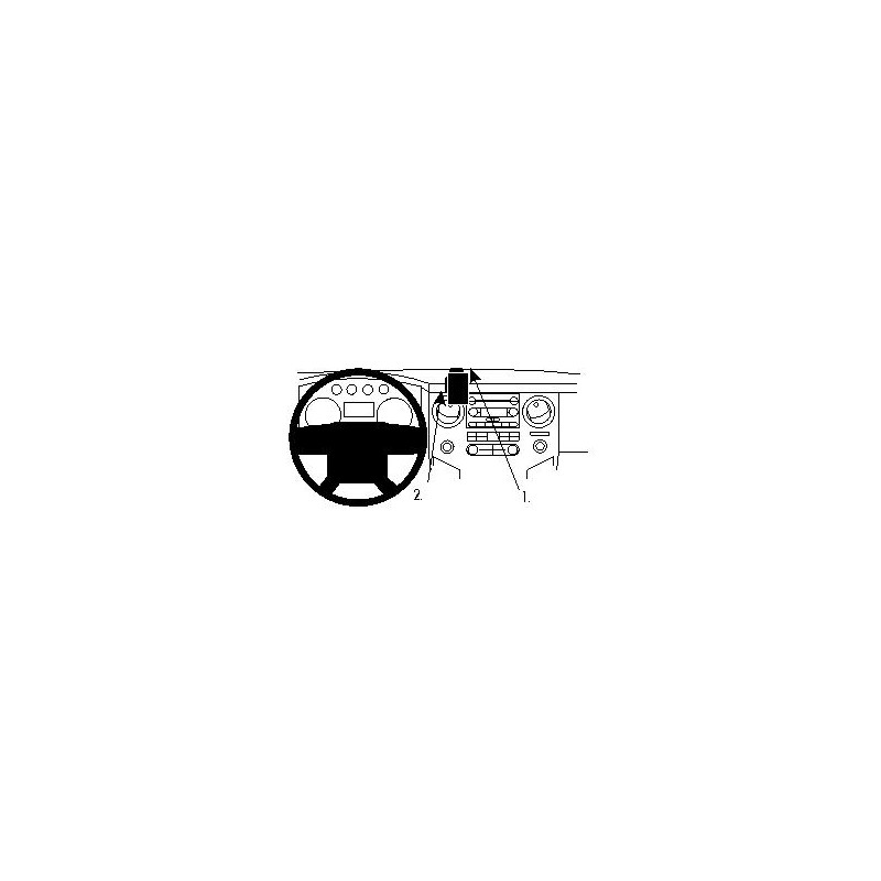 Brodit ProClip Center Mount Ford F-Series Multi Models 11-16 Brodit ProClip Center Mount Ford F-Series Multi Models 11-16