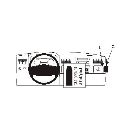 Brodit ProClip Angled Mount Ford F-Series Multi Model  05-07