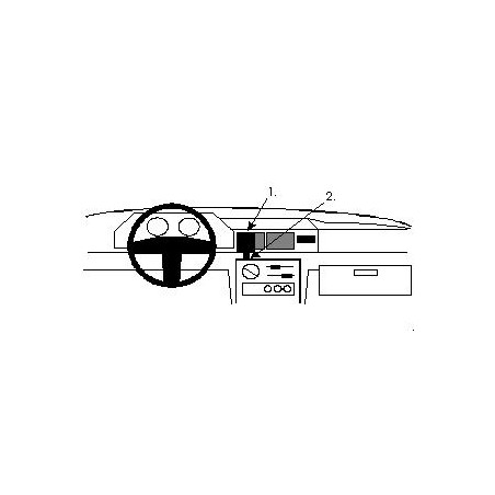Brodit ProClip Center Mount Ford Fiesta 89-95