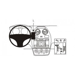 Brodit ProClip Center Mount Ford Fiesta 06-08