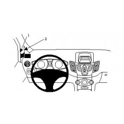 Brodit ProClip Left Mount Ford Fiesta 09-17