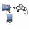 Brodit Aktiv Bilholder Apple iPad 4th Gen (A1458, A1459, A1460)   m.fl.- Aktiv holder för fast installation (527520)