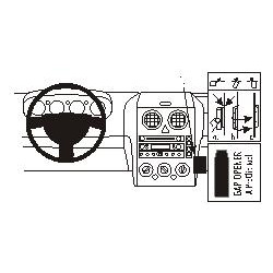 Brodit ProClip Angled Mount Ford Fusion 03-05