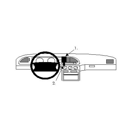 Brodit ProClip Center Mount Ford Mondeo 93-96 