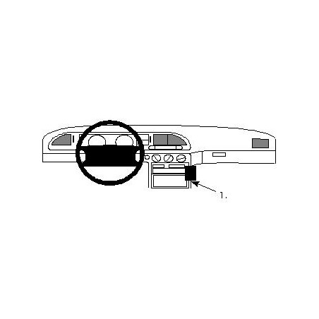Brodit ProClip Angled Mount Ford Mondeo 93-96
