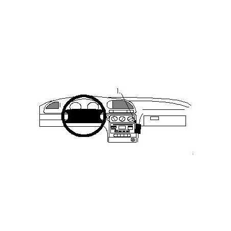 Brodit ProClip Angled Mount Ford Mondeo 97-99