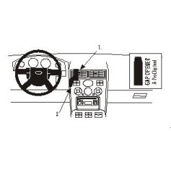 Brodit ProClip Center Mount Ford Mondeo 01-07