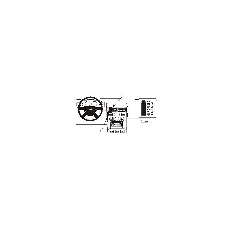 Brodit ProClip Center Mount Ford Mondeo 01-07 Brodit ProClip Center Mount Ford Mondeo 01-07