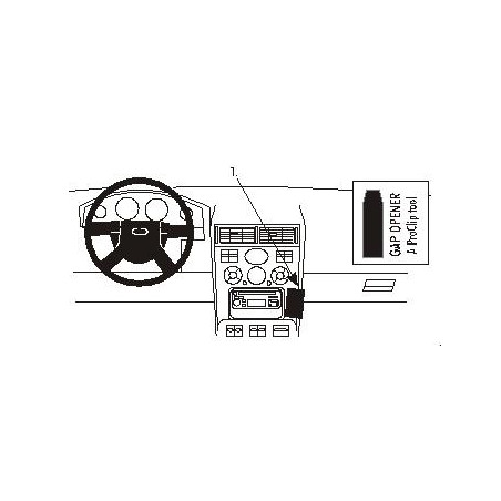 Brodit ProClip Angled Mount Low Ford Mondeo 01-03