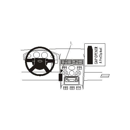 Brodit ProClip Center Mount Low Ford Mondeo 01-03